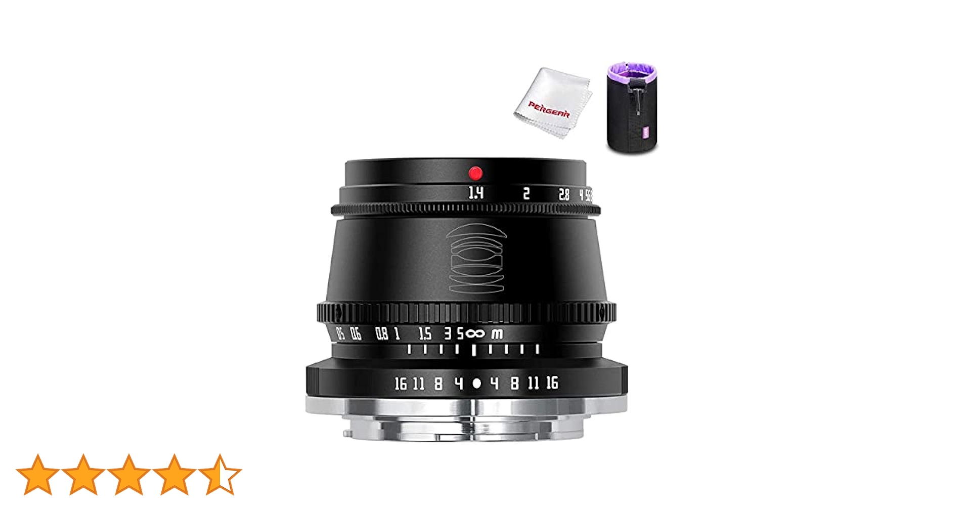 Amazon | 【2年保証付】TTArtisan 35mm F1.4 手動焦点固定レンズ